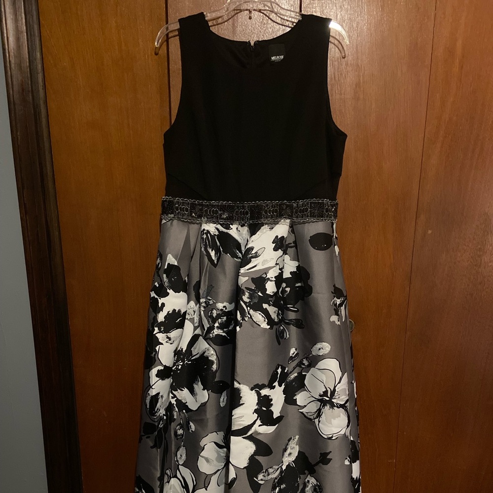 Black and white dress